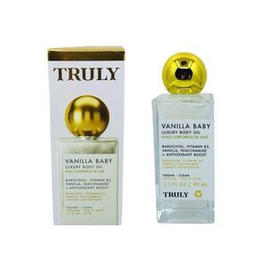 TRULY Vanilla Baby Luxury Body Oil - 3.1 fl oz / 90 ml